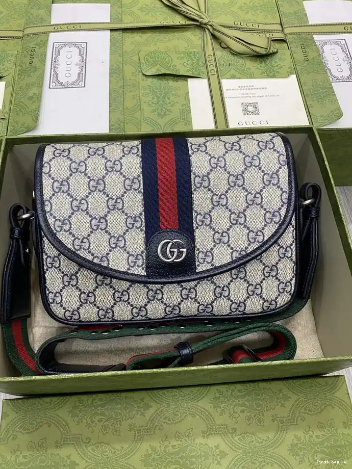 First bag ru GUCCI Ophidia shoulder GG mini bag 0518